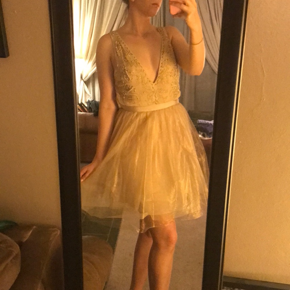 FREE PEOPLE BEADED DRESS